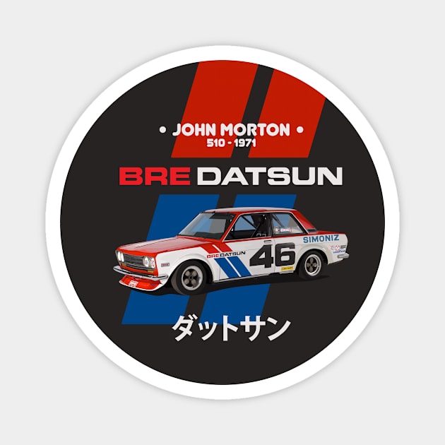 BRE DATSUN 46 JOHN MORTON Magnet by Ajie Negara